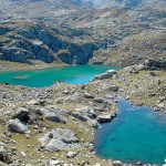 deux lac de montagne néouvielle bleu camping barèges
